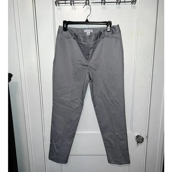 NWOT Liz Claiborne Emma silver dress pants size 6 - Picture 1 of 5